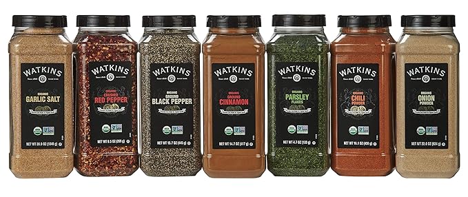 Watkins Gourmet Spice, Organic Garlic Salt, Bulk Food Service Size, 33.5 oz (Pack of 1)