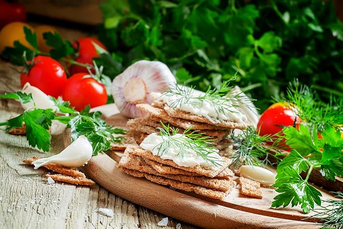 A Blend Above, Asiago Roasted Garlic Dip Mix, 3 Packs, 1 oz. Each, Makes 16 Ounces, Gluten-Free, No MSG, All Natural, No Preservatives, Vegan Friendly, Keto Friendly, Vegetable Dip, Chip Dip, Low Carb, Easy to Make
