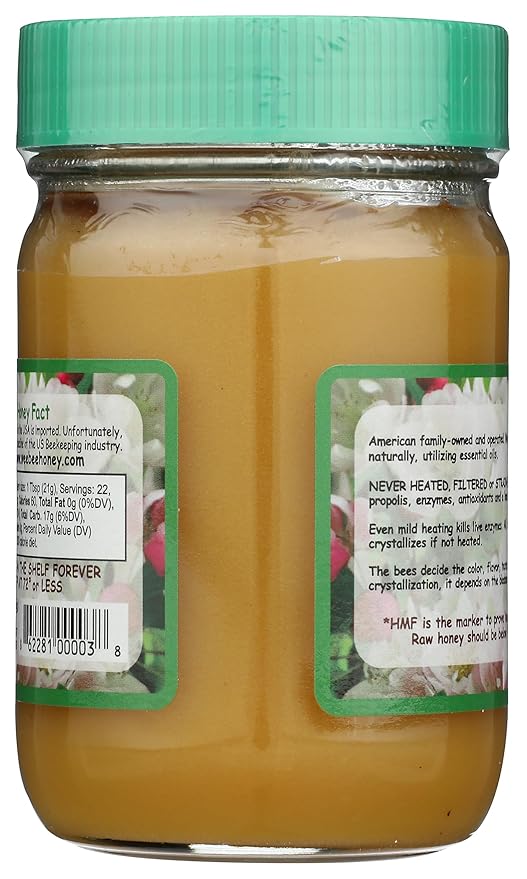 Wee Bee Honey Naturally Raw Honey, 1 Pound