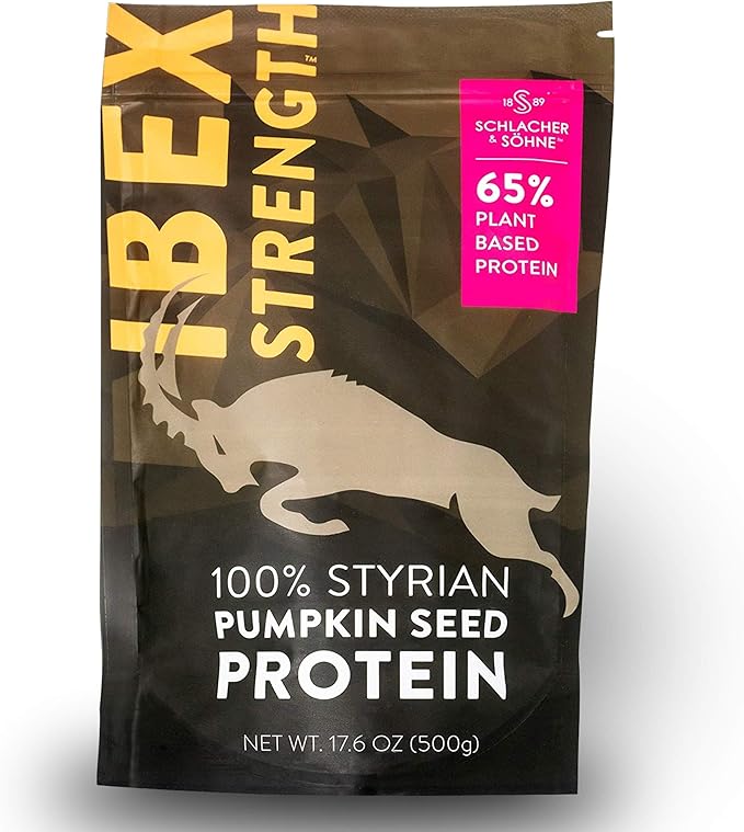 Schlacher & Söhne Styrian Pumpkin Seed Protein Powder: 100% Pure, Plant Protein, Non GMO, Gluten Free, Vegan, No Additives, Boost?™s Immune System, Improves Digestion, Made in Austria 17.6 OZ