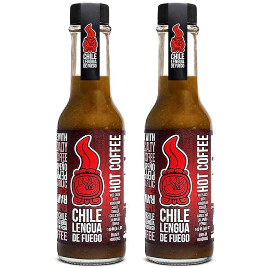 Hot Sauce | Chile Lengua de Fuego (Pack of 2, Hot Coffee)