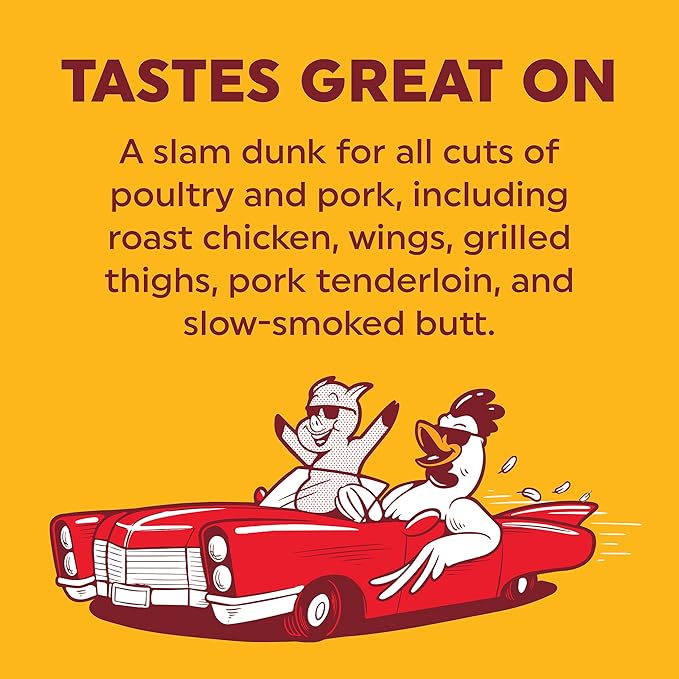 Fire & Smoke Society Coop de Thrill BBQ Seasoning | Chicken Seasonings and Pork Rubs for Smoking and Grilling | Chicken Wings, Pork Seasoning, Poultry | Black Pepper, Chili Pepper, Brown Sugar | M 6.2 oz