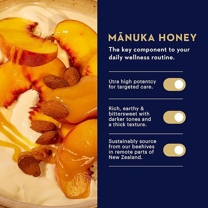 Manuka Health UMF 10+/MGO 263+ Manuka Honey (250g/8.8oz), Superfood, Authentic Raw Honey from New Zealand