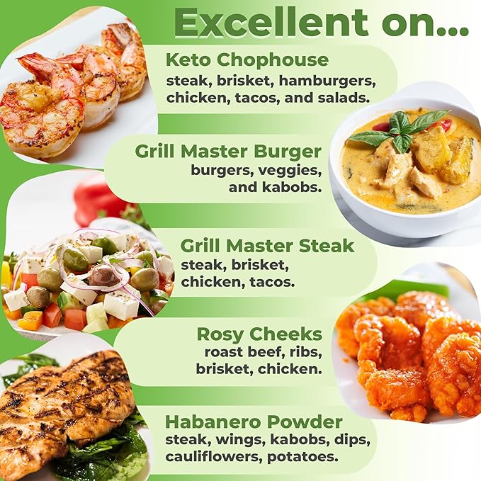 FreshJax Cookout Seasoning Gift Set ??5 Organic All-Purpose Spices for Grilling, BBQ & Cooking ??Gift-Ready Box for Men