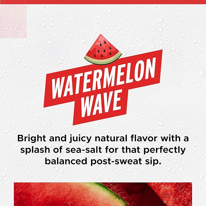 FITAID Hydrate Clean Electrolyte Mix, Zero Sugar, Balanced Electrolyte Ratios: 600mg Sodium, 500mg Potassium, 125mg Magnesium, Watermelon Wave, For Exercise & Active Hydration, 30 Sticks