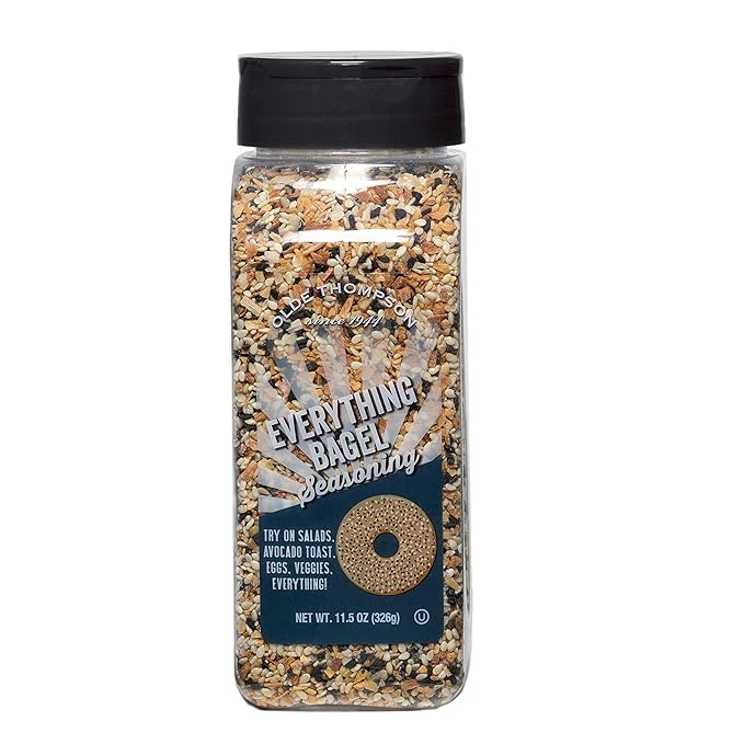 Olde Thompson Everything Bagel Seasoning, 11.5oz - Must have Kitchen Essential, Pantry or Spice Rack Necessity, Great topping for Baked goods, Toast, Avocado, Eggs, Salads, and Vegetables