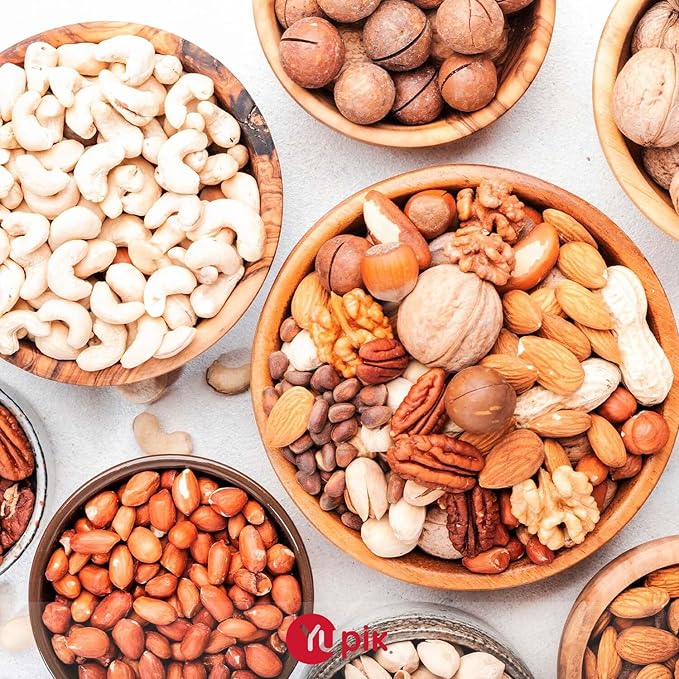 Yupik BBQ Cashews, 2.2 lb (35.2 oz), Kosher, Vegan, Roasted Salted Nuts, Seasoned Nuts with Spices, Unique Smoky Flavor, Source of Protein & Iron, Crunchy, Savory Snacks