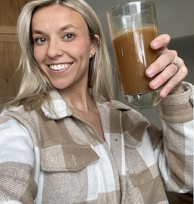 BIOptimizers Mushroom Coffee Alternative ??Salted Caramel Drink ??Lion?™s Mane, Chaga, Reishi + Collagen Peptides for Focus, Energy & Gut Health ??Adaptogenic Mushrooms & MCT Powder ??30 Servings