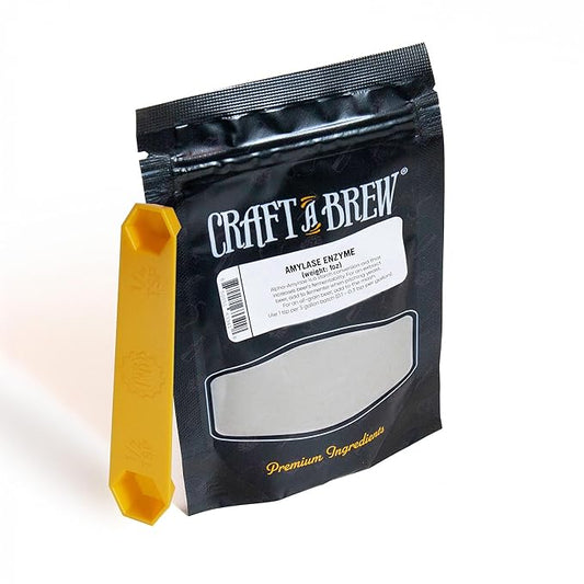 Craft A Brew - Amylase Enzyme - For Beer Brewing -1 oz Pack