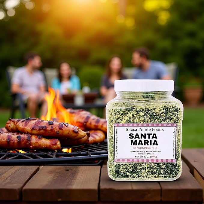 Tolosa Pointe - Santa Maria Seasoning 11 Oz Tri Tip, Steak, Chicken, Steak Seasoning for Grilling, BBQ Rub (312g)
