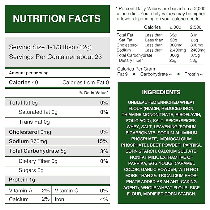 10-Ounce Original Recipe Coating Mix for Fried Chicken, Pork Chops, & Seafood (Pack of 6)