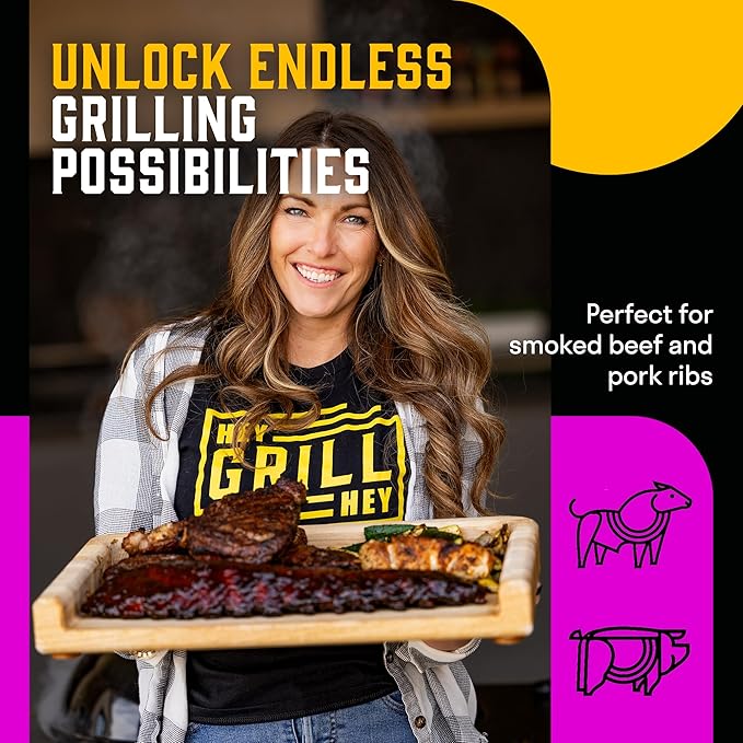 Hey Grill Hey | Rib Rub | BBQ Rub | Rib Seasoning | Beef & Pork Seasoning | BBQ Chicken and More | NBBQA Award Winning Barbeque Blend | 10.4oz