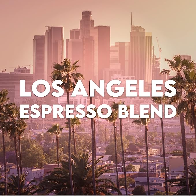 Los Angeles Espresso Blend, Light Roast, Whole Bean, Fresh Roasted, Kosher, 5 lbs