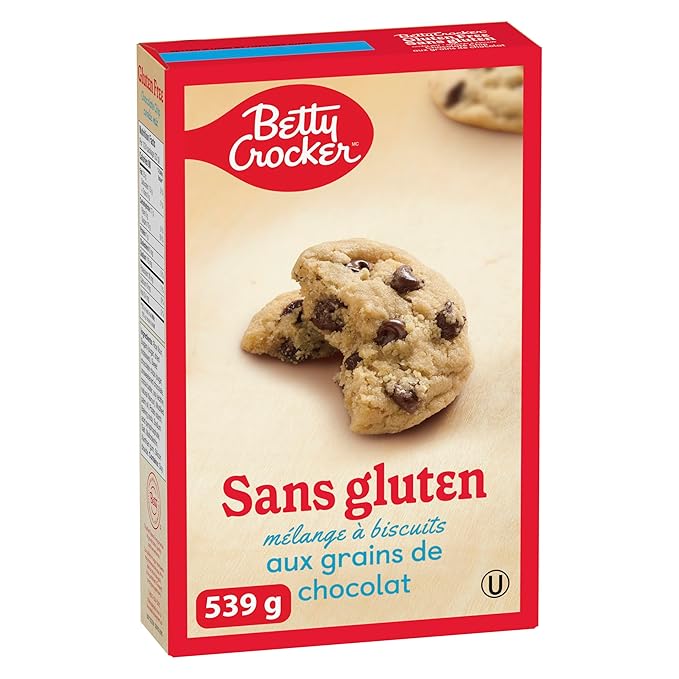 Betty Crocker Gluten Free Cookie Mix Chocolate Chip 539 Gram Imported from Canada