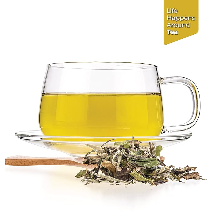 Tealyra - Imperial Grade White Peony - Bai Mu Tan - Fresh White Loose Leaf Tea - Low Caffeine - High in Antioxidants - 100g (3.5-ounce)