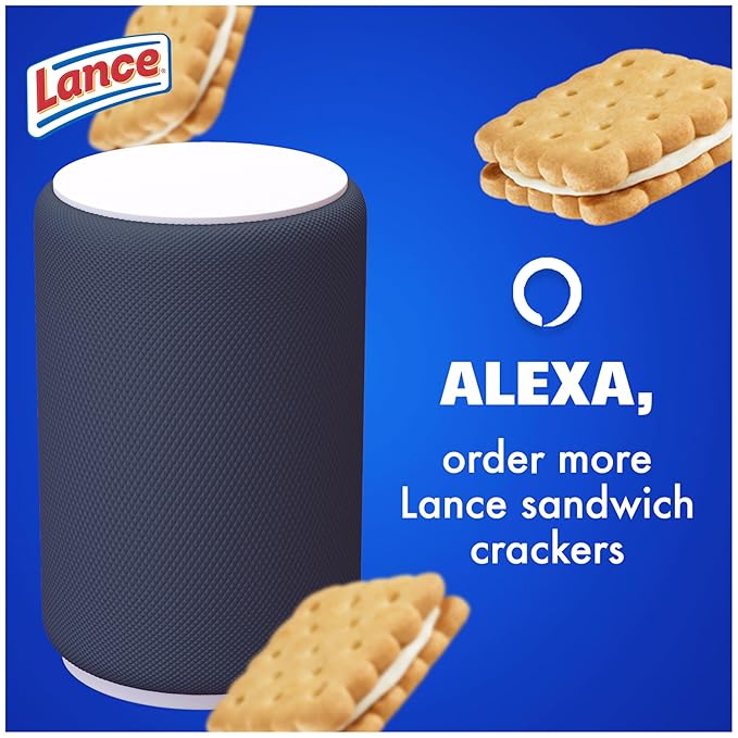Lance Sandwich Cookies, Nekot Vanilla Creme, 10 Individually Wrapped Packs, 6 Sandwiches Each