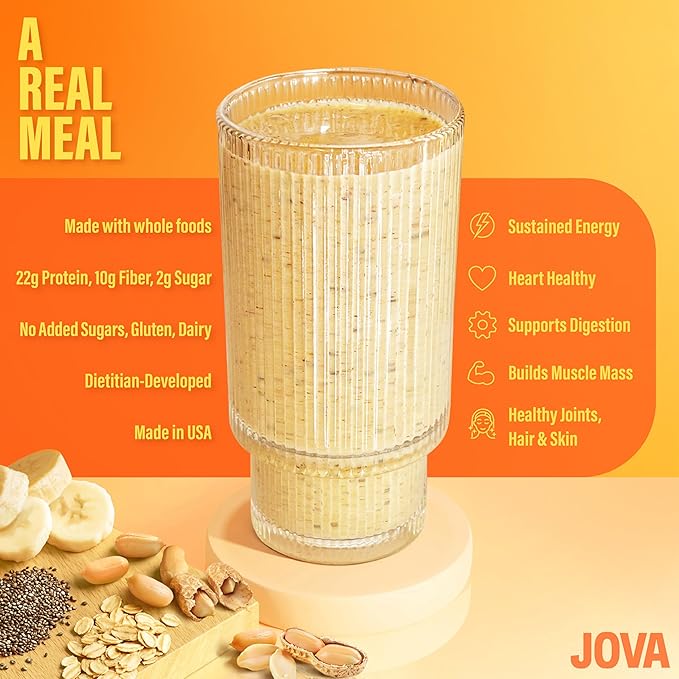 JOVA Smoothie Variety Pack | Over 22g Protein, High Fiber | Pistachio, Double Chocolate and Peanut Butter | Guilt-Free Snacks (Gluten-Free, Non-GMO, USA Made), 3-Pack