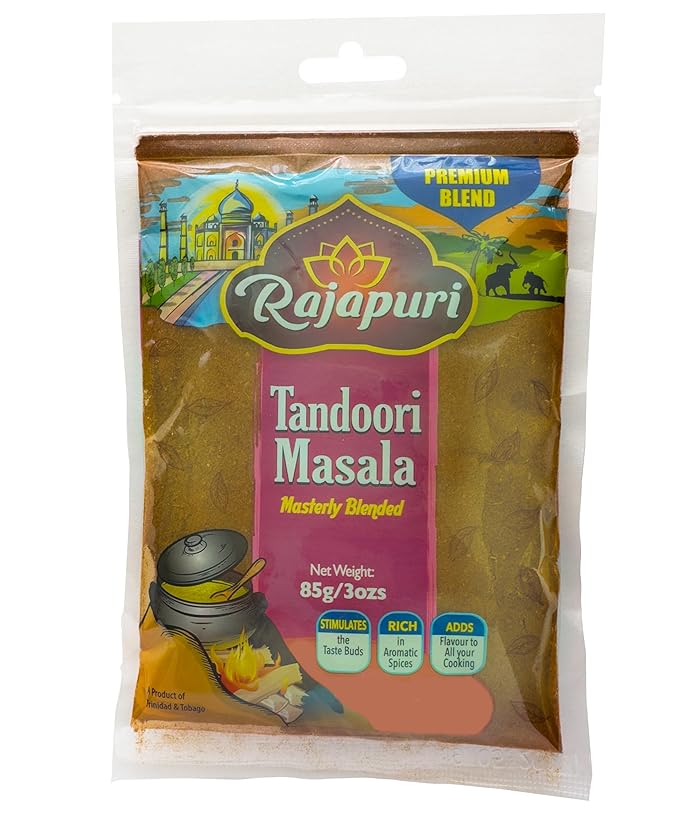 Rajapuri Mixed Spices | Tandoori Masala - 85g / 3 Ounce - Perfect for Chicken Tikka and Lamb