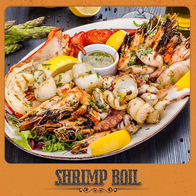 Fresh Finest Shrimp Boil Seafood Seasoning - 6.87oz (195g) - Coastal, Authentic, Kosher, All-Natural, Non-GMO
