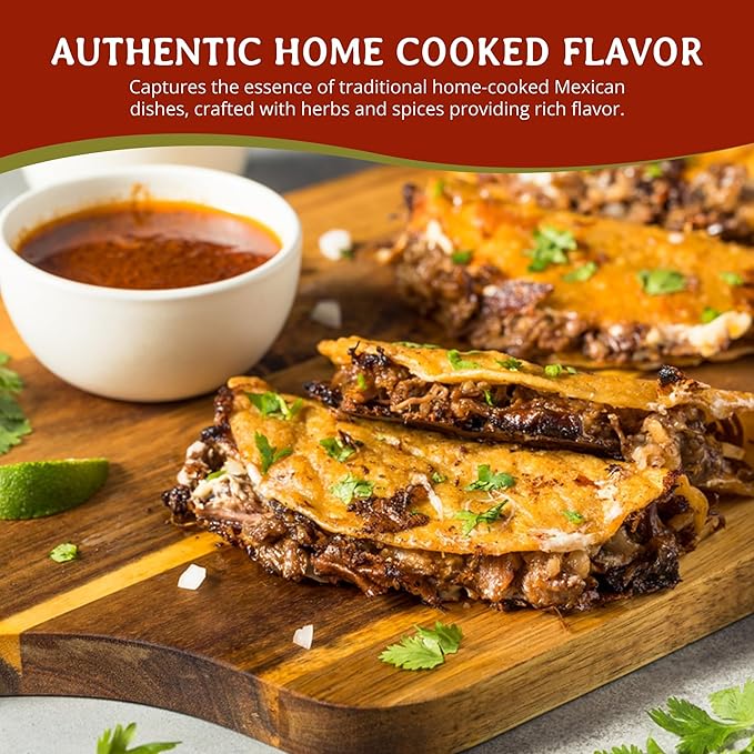 Just Add Luv Authentic Birria Spice Bomb Seasoning - Mexican Spice Mix with Chiles Herbs Spices - Perfect for Tacos Nachos Quesadillas Enchiladas Burritos - No MSG, Easy to Use (1 Bag)
