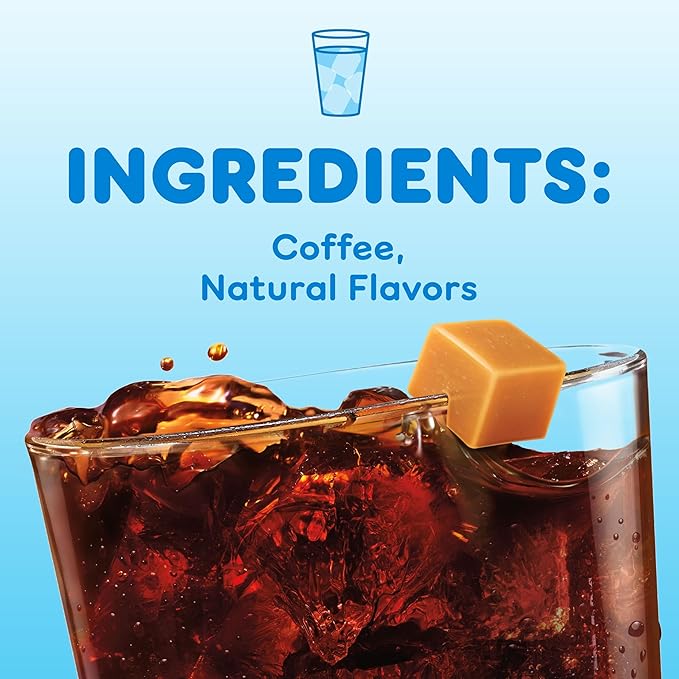 Dunkin??Cold Iced Coffee, Caramel Artificially Flavored Keurig K-Cup Pods, 10 Count Box, (Pack of 6)