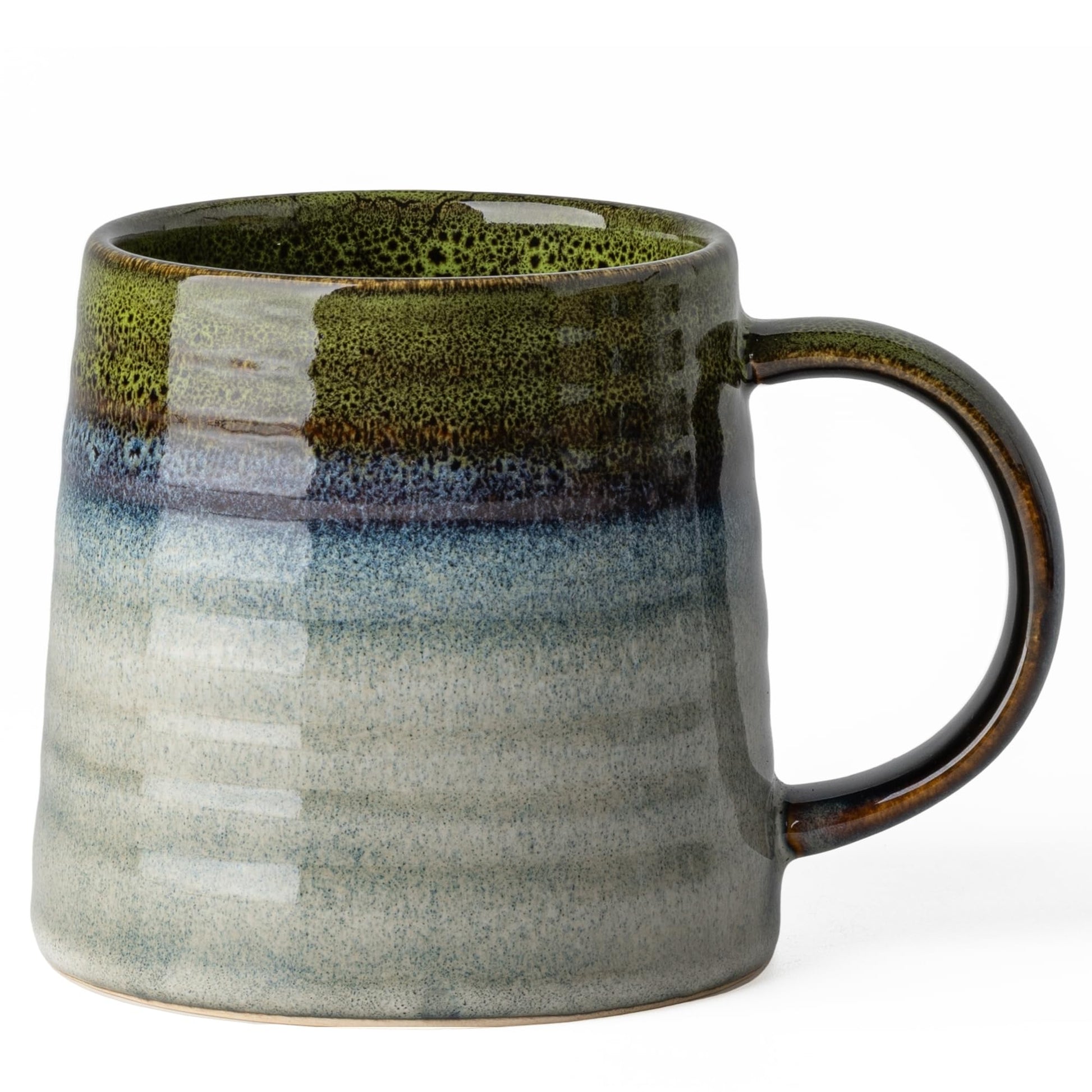 TaoTaojarvie 15.5oz Large Heavyweight Ceramic Mug, Reactive (Light Green)