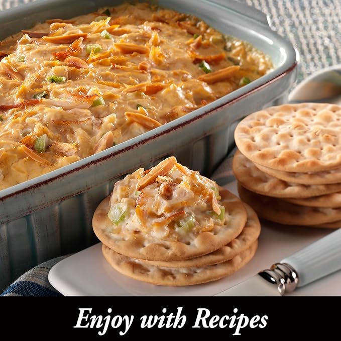 Carr's Table Water Crackers, Baked Snack Crackers, Party Snacks, Original, 4.25oz Box (1 Box)