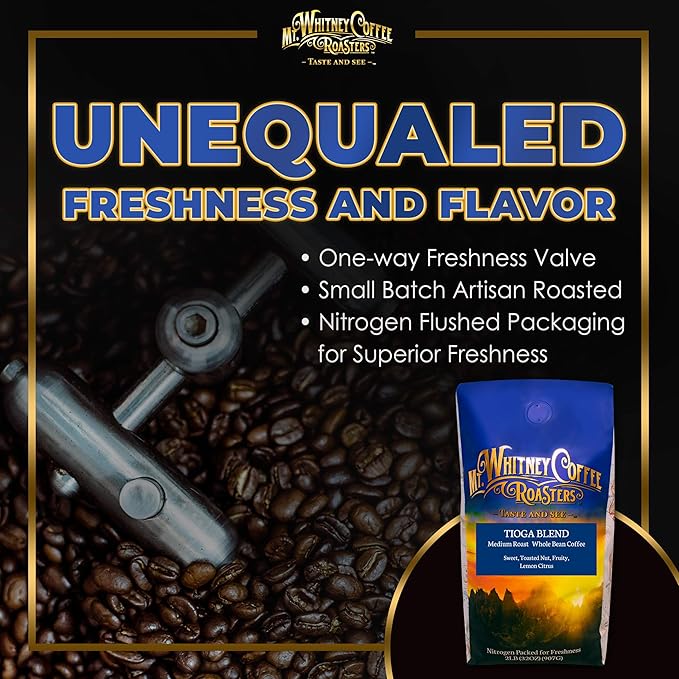Mt. Whitney Tioga Blend Coffee (Whole Bean, 2 Lb)