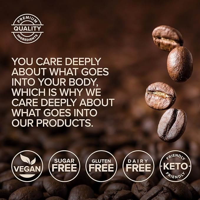 Essential Nutrition Brainstorm - Functional Coffee and Spices Supplement - Focus, clarity and energy boost - Keto friendly - Sugar Free - 7.0 oz (20 Servings)