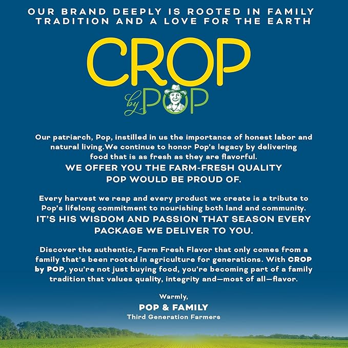 CROP BY POP - Organic Tapioca Starch Flour (14 Oz) Packed Fresh in Resealable Bag - USDA Organic, Non GMO - Food Assortments