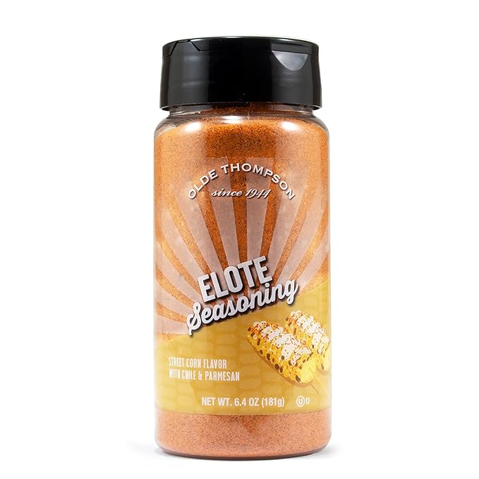 Olde Thompson Elote Seasoning, Sweet Corn Flavor with Chili And Parmesan, 6.4 Ounce