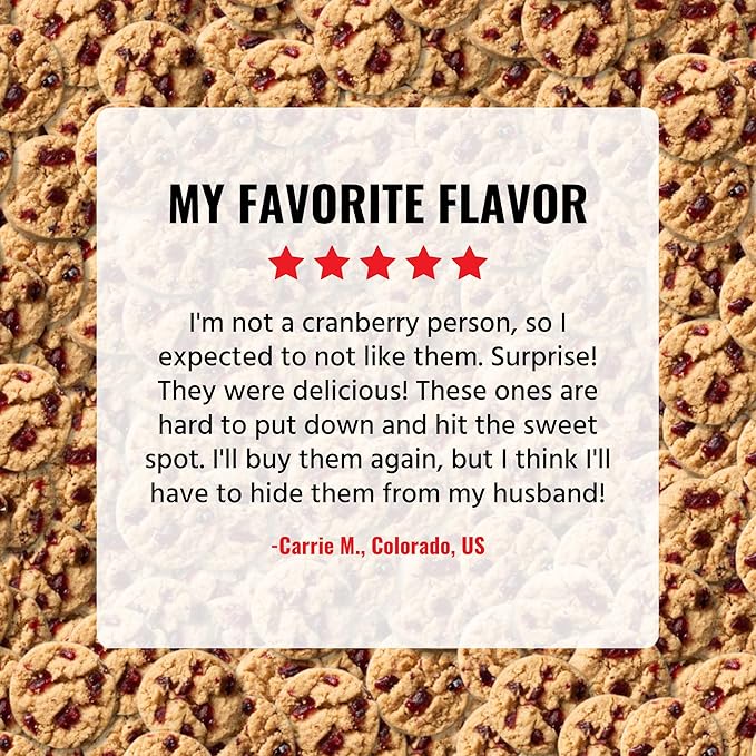 Every Body Eat Crunchy Cookie Bites, Gluten & Dairy Free, Vegan, School Lunch Snacks, (5.5 Ounce (Pack of 6), Cranberry Vanilla)