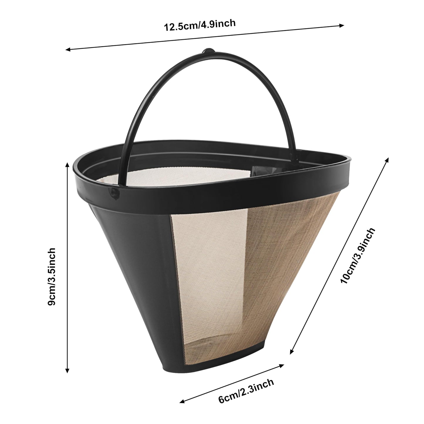 Reusable #4 Cone Coffee Filter Basket for Cuisinart Coffee Makers Cuisinart Coffee Accessories - 1