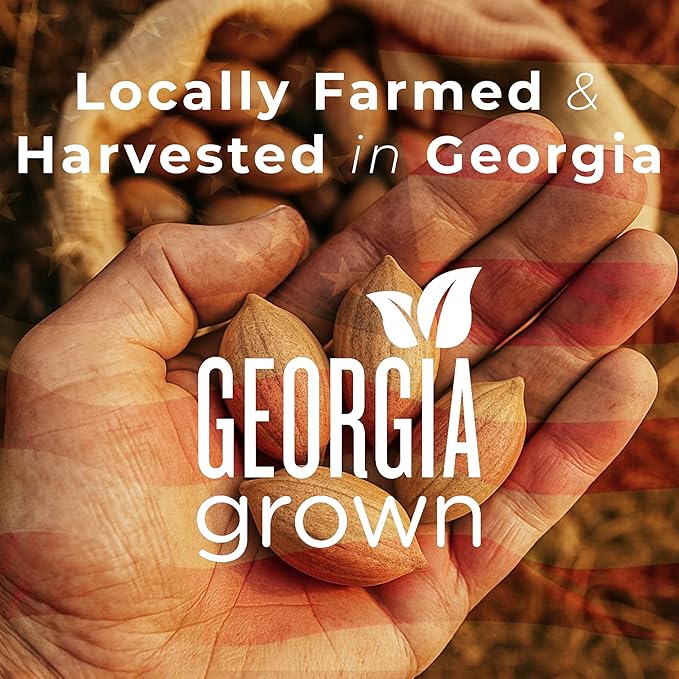 7 LBS Bag of Raw Pecans in Shell ??Whole Unshelled Georgia Pecans | Fresh Bulk Nuts for Snacking, Baking, Gifting | Natural Southern Harvest in Resealable Sack