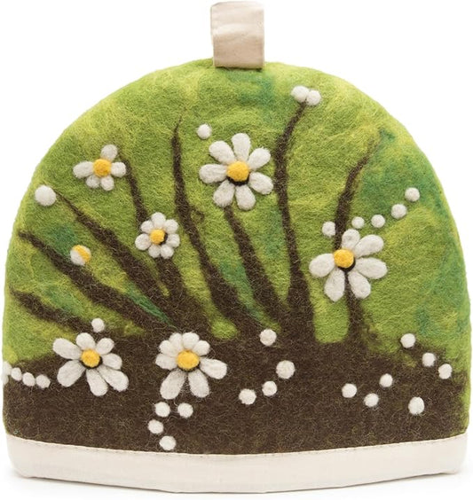 Glaciart One Wool Teapot Cozy Kettle Cover | Dome Shaped Large Tea Cosy, Kettle or French Press | Handmade & Needle Felted from Natural Wool | Warms Up to 2 Hours | Great as Gift
