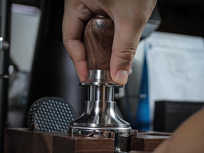 Breville Espresso Machine Accessories Set 54mm Walnut Bottomless Portafilter,Calibrated Tamper, Coffee Distributor, WDT Tool, Espresso Funnel and Filter