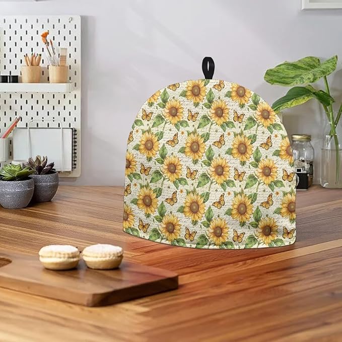 Tea Pot Cosy Insulating Large Tea Pot Cosies for Teapots Kitchen Accessory Home Table Decorative Thick Tea Cozies Scratch Proof Teapot Cozy Breakfast Warmer with Cotton Filling
