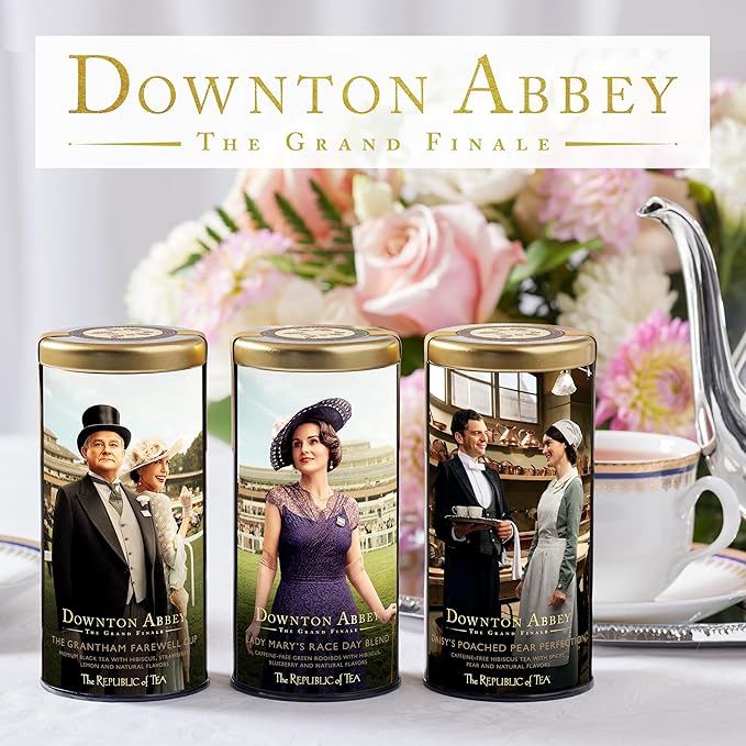 The Republic of Tea ??Downton Abbey The Grantham Farewell Cup Black Tea, 36 Tea Bags
