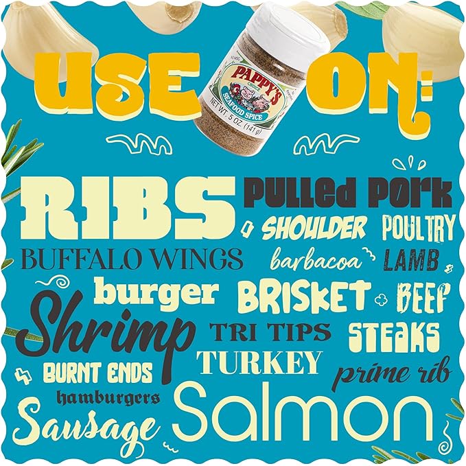 Pappy's Seasonings (Seafood Spice, 5oz)