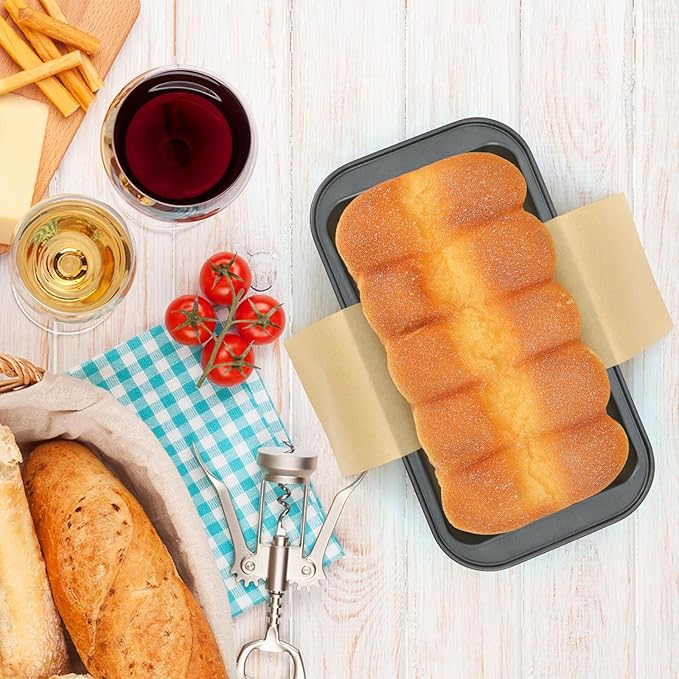 100 Sheets Loaf Pan Liners, Non-Stick Parchment Paper for Baking Toast,Sourdough,Cakes, Banana Bread, Ideal Bread Pan Liners for Baking(Rectangular 10in)