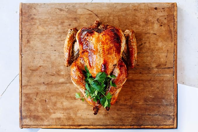 Fire & Flavor Turkey Perfect Brining Bag - Heavy Duty - Holds 25lb Turkey - 21" x 22" Zip Top Bag - 1 Pack, White