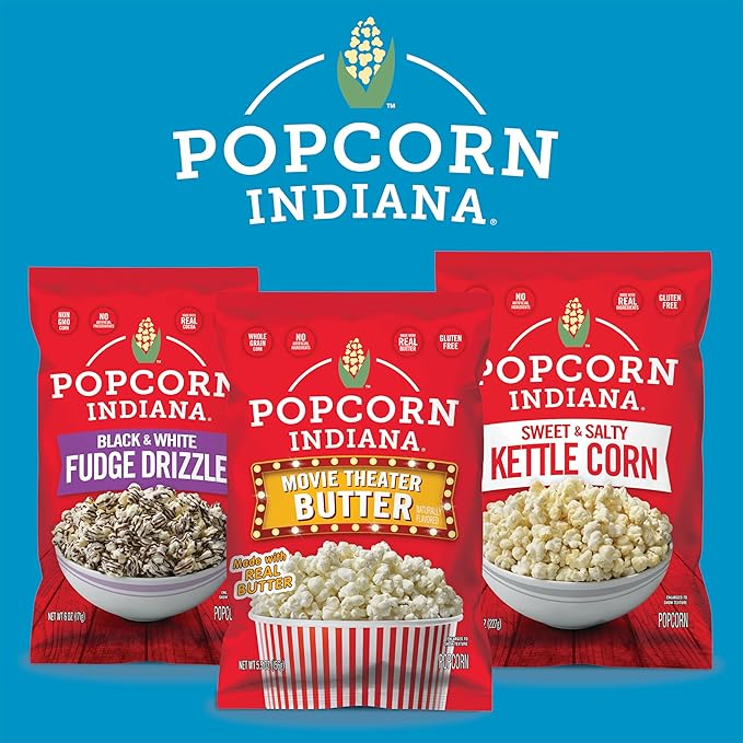 Popcorn Indiana Movie Theater Butter - Family Pack Single 4.75 Oz