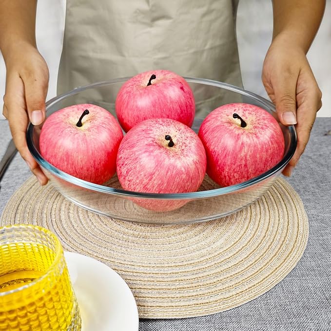 1.6L Glass Baking Dish for Oven, Borosilicate Glass Casserole Dish, Oven Safe Glass Baking Pan