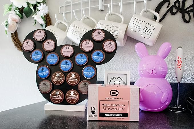 White Chocolate Strawberry Coffee Pods by Coffee Beanery | 12ct Medium Roast Arbica Coffee