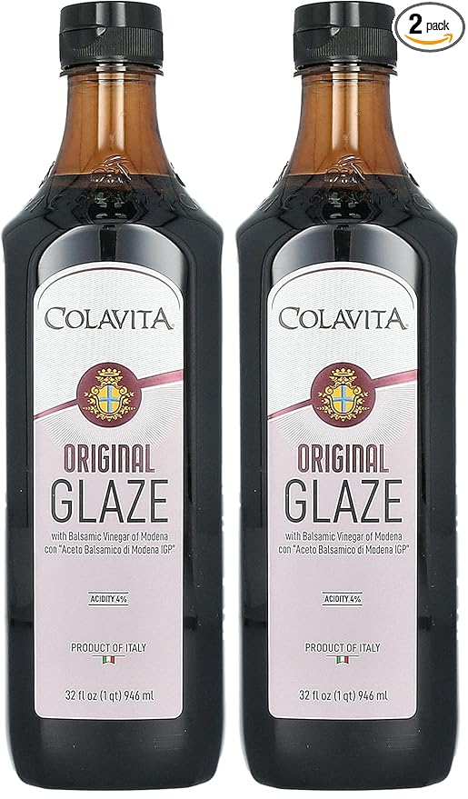 Colavita Balsamic Glaze - Classic, Large Size, 29.5 Fl Oz (Pack of 2)