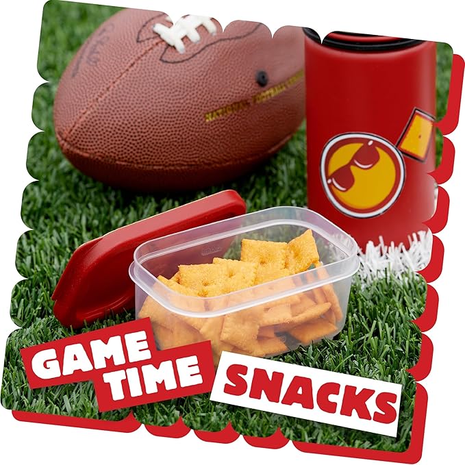 Cheez-It Cheese Crackers, Baked Snack Crackers, Lunch Snacks, Grab n' Go, Extra Cheesy, 6.75lb Case (36 Pouches)