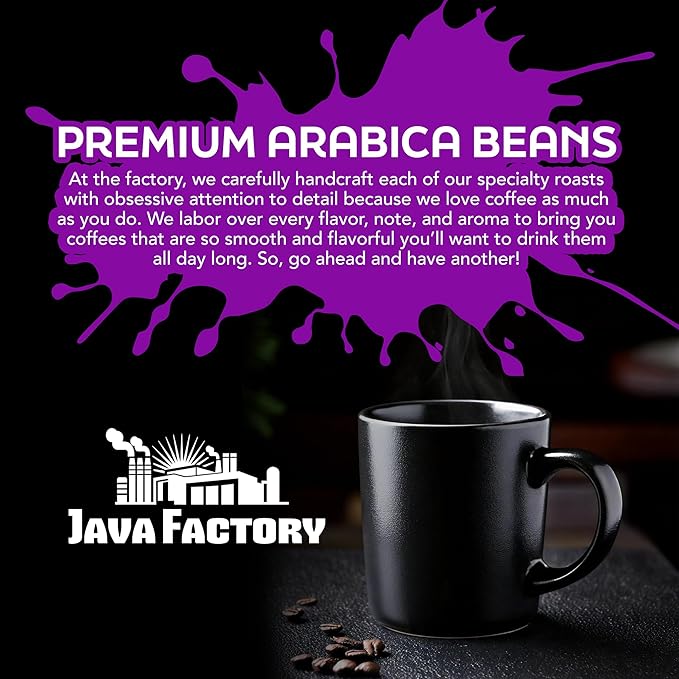Java Factory Coffee Pods Chocolate, Graham Cracker and Marshmallow Flavored Coffee for Keurig K-Cup Brewers, S'mores, 40 Count