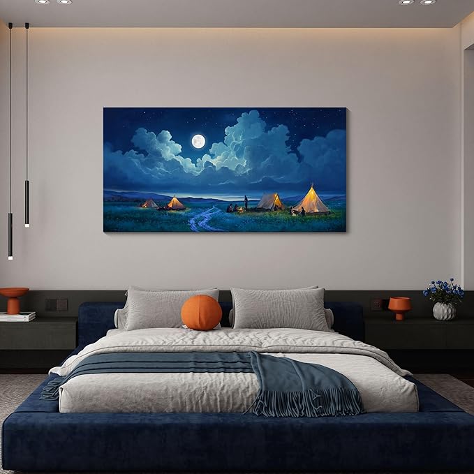 YDYSUNE Landscape Wall Art - Nature Artwork for Walls - Scenery Canvas Wall Art - Forest Painting for Living Room - Rustic Farmhouse Decor - Wall Pictures for Bedroom 24횞48IN