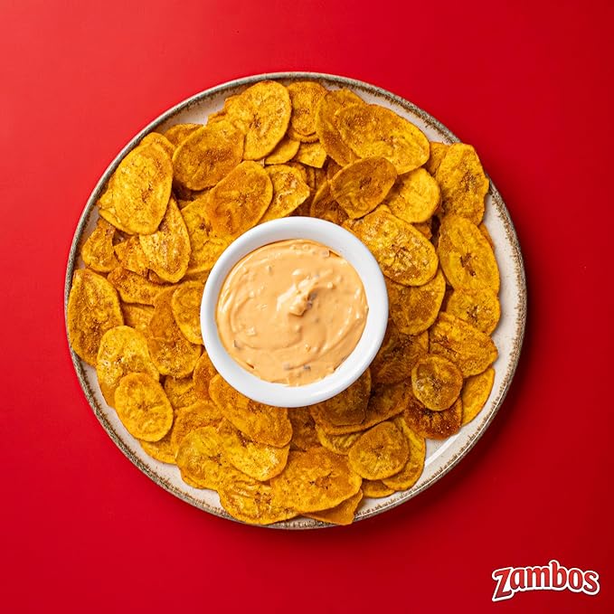 Zambos Plantain Chips with Taj챠n Seasoning, 2.29 oz (Pack of 8)
