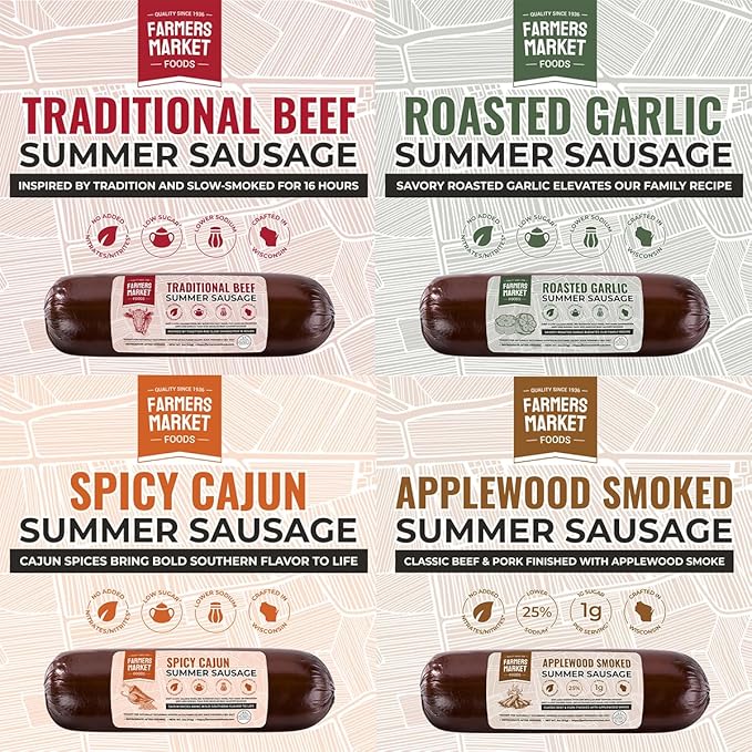 Farmers Market, Gluten Free, Keto, Paleo, Low Sodium, Zero Sugar, Genoa Salami, Christmas Charcuterie Board, Holiday Meat and Cheese Gift Baskets, Ultimate Collection